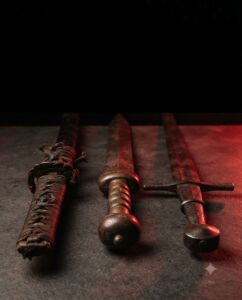 retenção de arma de fogo - espadas históricas